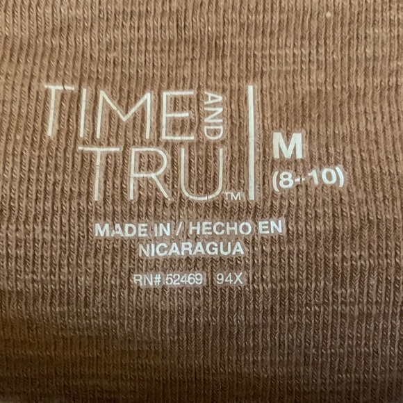 Time and Tru Women's Brown Tank Top - Picture 2 of 5